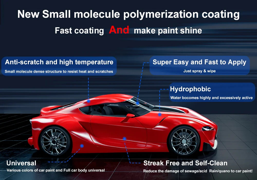 Car Ceramic Nano Coating Liquid Coatin Nano Crystal Hydrophobic Layer Polishing Paint Coating Agent Car Polish Nanos Coatings