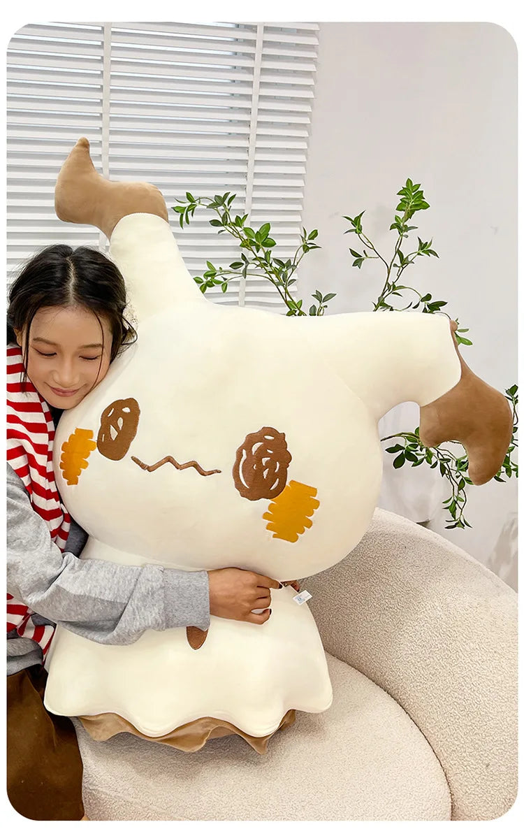 35/55/75cm Pokemon Mimikyu Cute Cartoon Plush Toy Doll Soft Pillow Sofa Cushion Kawaii Room Decor Sleeping Companion Doll Gifts