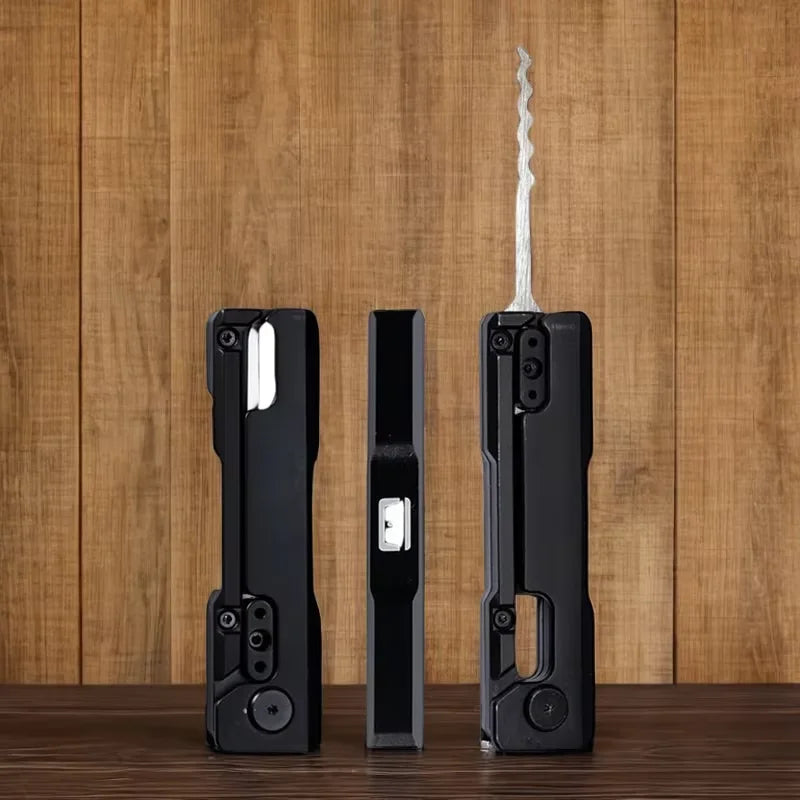 Multi-Tool Quick Flip Gravity Pick Lock Opener Stainless Steel Durable Lock Keys Multifunctional Convenient Lock Opener