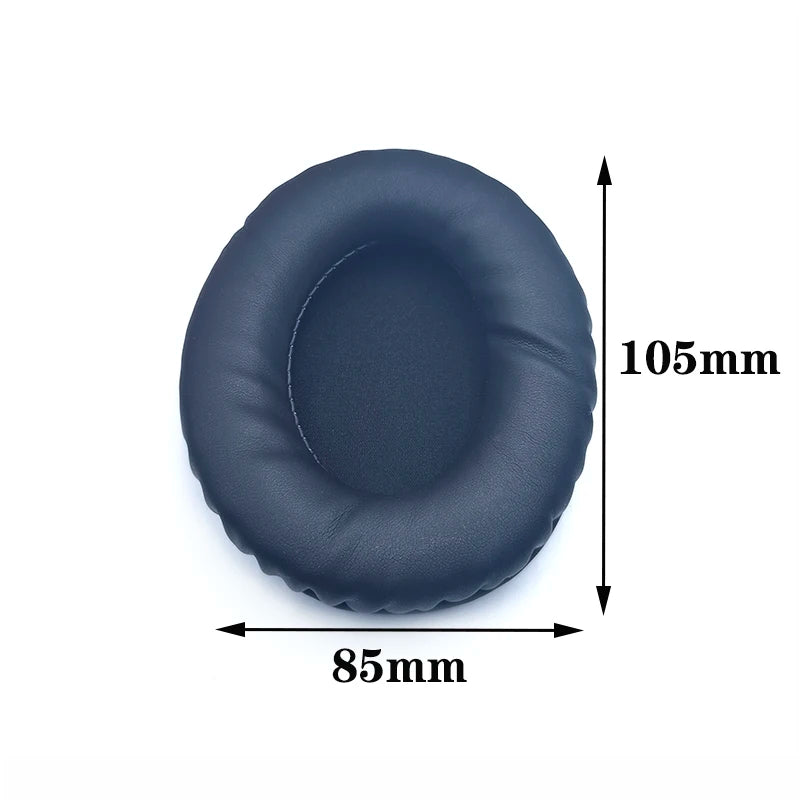 Oval Ear Pads For Headphones Covers Sponge Leather Foam Cushion 60*70 60*80 65*85 70*90 75*95 80*100 85*100 85*105 90*105 90*110