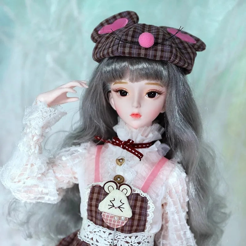 Special Price DBS Doll 1/3 BJD Mechanical Joint Body With Makeup Including Hair Eyes Clothes 62cm Height Girls Dream Fairy