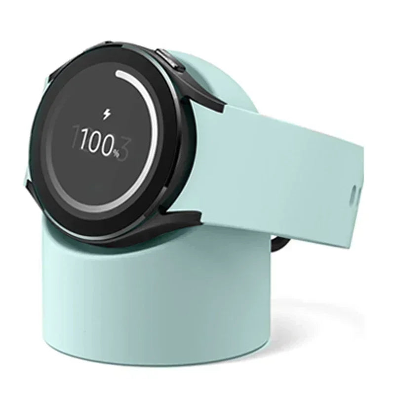 Compatible with Samsung Galaxy Watch 7 6 5 Charger Stand 40 44 46mm Galaxy Watch 5Pro Charger silicone Stand Charging base