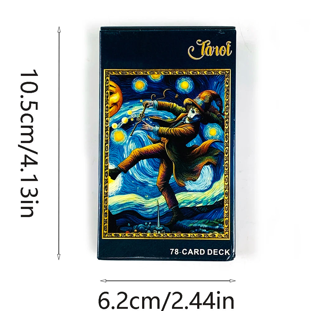 New Tarot Cards A 78 Cards Deck English Version Fortune Telling Divination Deck Game For Family Party Card Game New Year Gifts