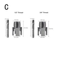 Pipe Thread Cutting Tool Integrated Internal & External Pipe Threading Tool Electric Drill Compatible PVC Pipe Threader Kit