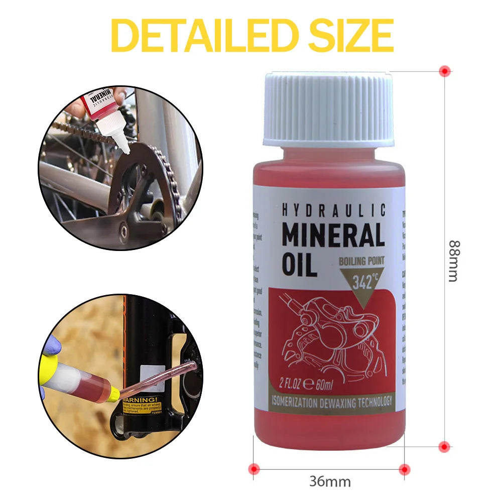 60～120ML Bicycle Brake Oil Bleed Kit Tools For SHIMANO,TEKTRO,Avid,Series MTB Road Bike Brake Repair Tool