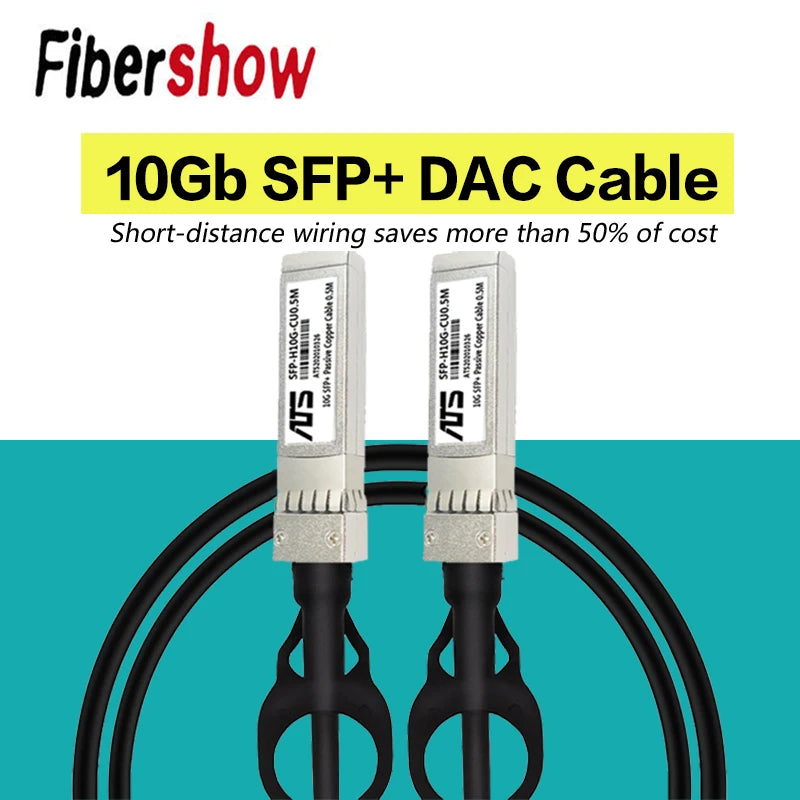 10G SFP+ Direct Attach Passive Copper Cables DAC Cable Direct Attach Passive Cable 0.5-10M for  varous Switch Fiber Optic