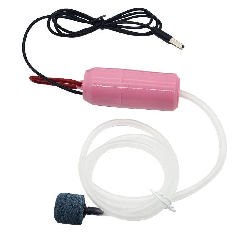 Aquarium USB Air Pump Fish Tank Air Compressor Aquarium Portable Mini Oxygenator Oxygen Aerator Aquarium Accessories 5V