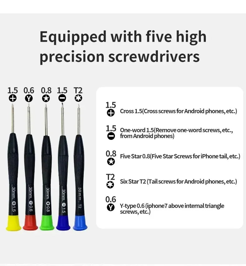 22 In 1 Universal Phone Repair Tools Kit Set Mobile Phone iPad Laptop Screwdriver Maintenance Kit Repair Tools Opening Set