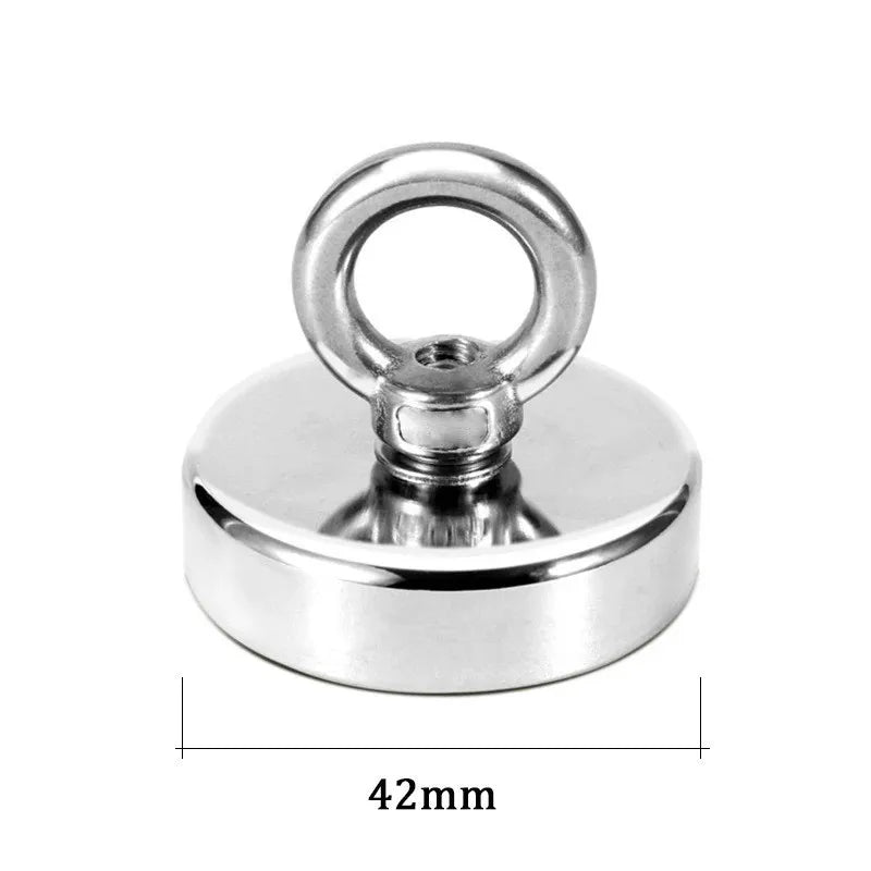 D16MM D42MM Fishing Magnet Searcher Power Super Neodymium Strong Magnet Heavy Duty Search Magnet 300 kg Merry Christmas