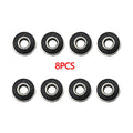 8PCS ABEC-11 High-Speed Bearing 608RS Is Suitable for Skateboard Long Board Inline Roller Skates, Ice Skates, and Low-Noise