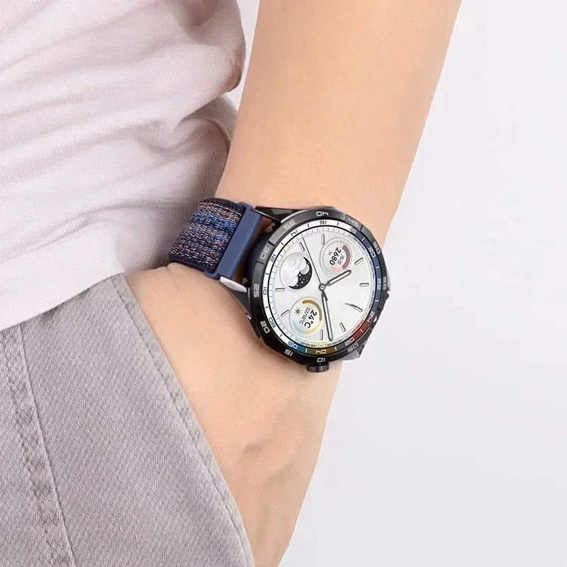 20mm 22mm Nylon Watch Strap For Huawei Watch GT 4 GT4 46mm Band Bracelet For Huawei Watch 4Pro GT3 GT2 GT 3 2 Pro 46mm Watchband