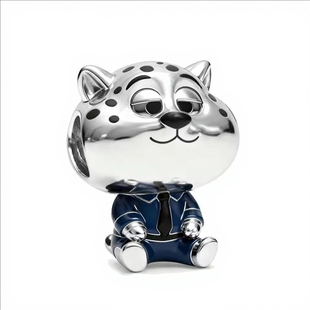 2026 Hot Sale Fine Charms Zootopia Series Judy Hopps & Nick Wilde Beads Fit Original Snake Bracelets DIY Women Jewelry Gifts