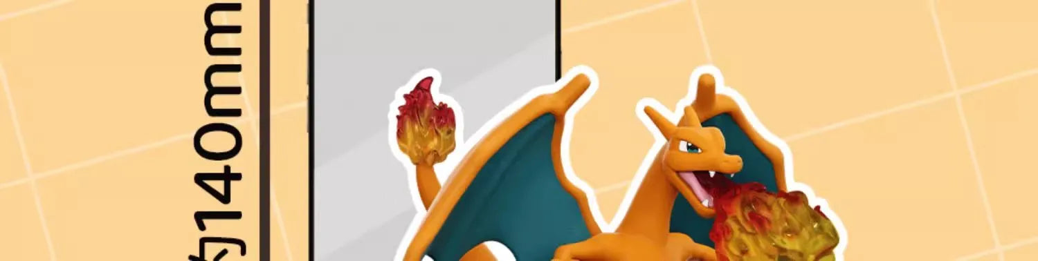 10cm Pokemon Figure Set, Charizard Blastoise Venasaur Arcanine Lapras, PVC Action Model Statue for Collection Display Gift