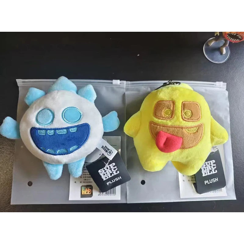 100% Original Supercell Plush Toy Clash Royale 10cm Heal Spirit and Ice Spirit Plush Toy Cute Game Character Collection Toy