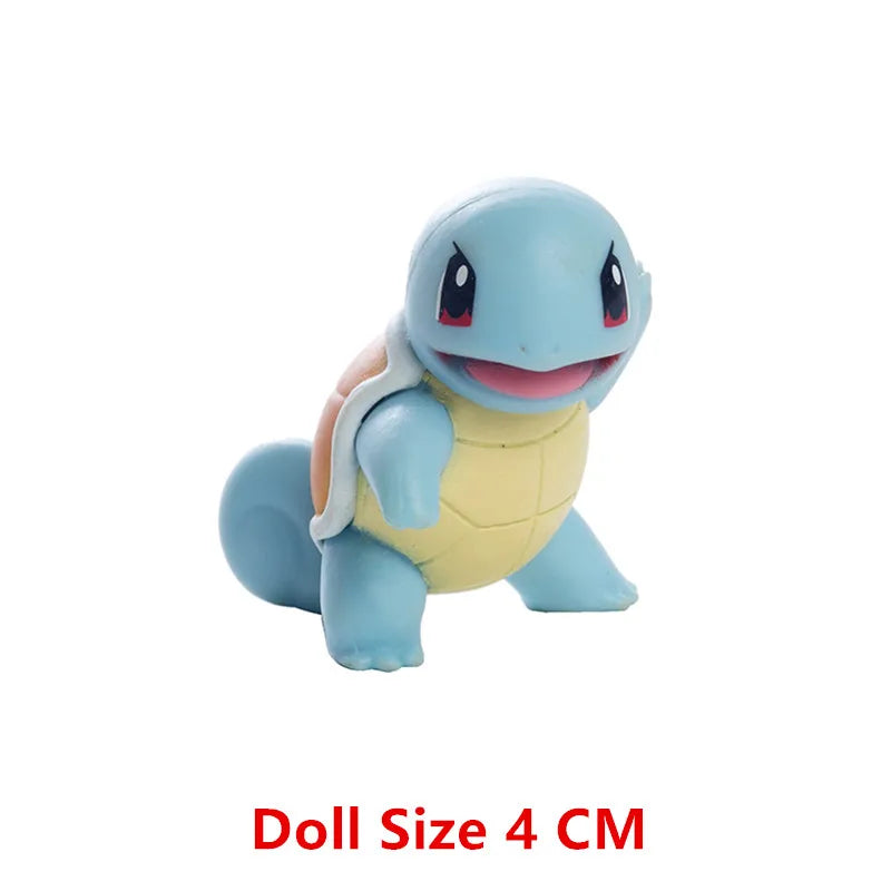 Pokemon Anime Figure Pikachu Eevee Charizard Mewtwo Cartoons Figure Collection Model Pocket Monster Action Toys Birthday Gift