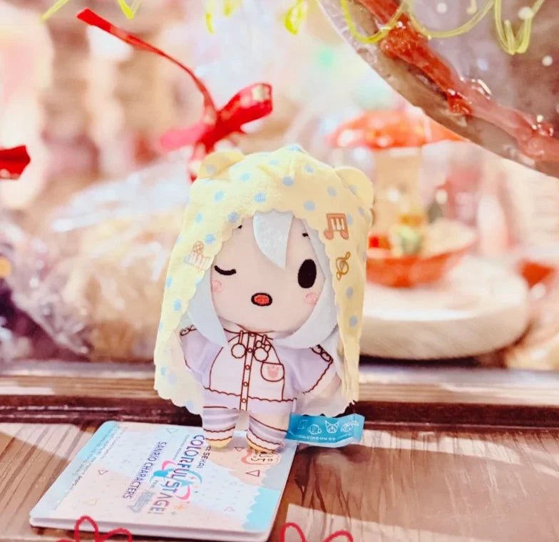 10cm PJSK Project Sekai Yoisaki Kanade Stuffed Plushie Pendant Kusanagi Nene Kawaii Backpacks Ornaments Plush Keychain Toys Gift