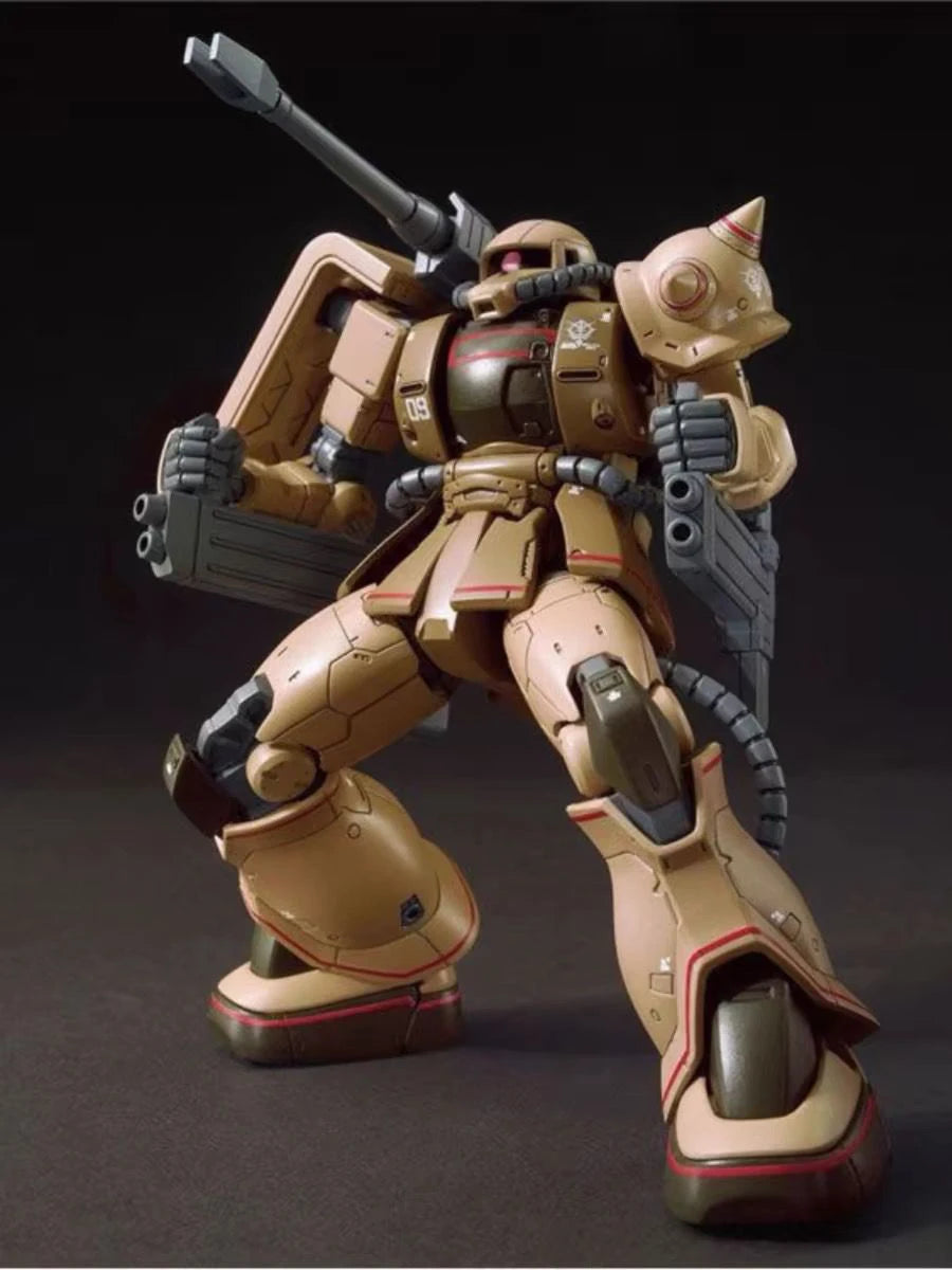 Hg 1/144 Gto Ms-06c-6/R6 Zaku 2 Type C-6 Anime Action Figure Robot Mecha Assembly Model Kit For Kids Plastic Model Doll Toy Gift