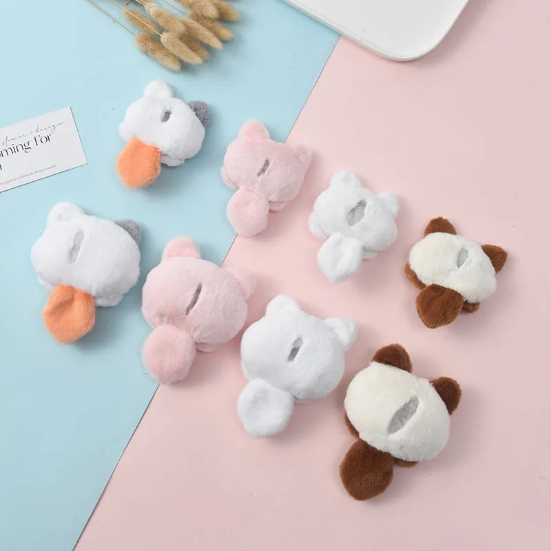 New Squeaky Kitten Plush Doll Bag Hanging Cute Cartoon Diy Cat Brooch Gold Key Chain Four Optional Birthday Gifts For Children