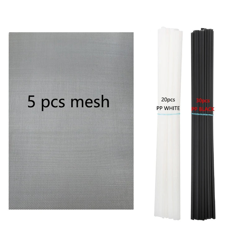 Plastic Repair Mesh Stainless Steel Welding Wire Repair Plastic Hole Crack Repair Car Bumper Mesh Heat Resistant Auto Parts