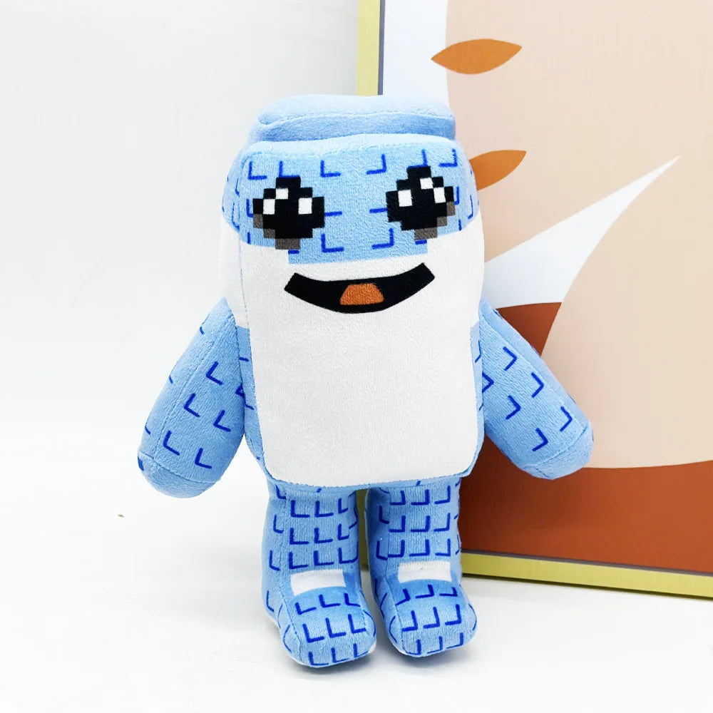 NEW Steal A Brainrot Esok Sekolah Plush Hot Game Peripheral Plushie Cute Cartoon No. 9 House Stuffed Doll Toy Gamer Fans Gift