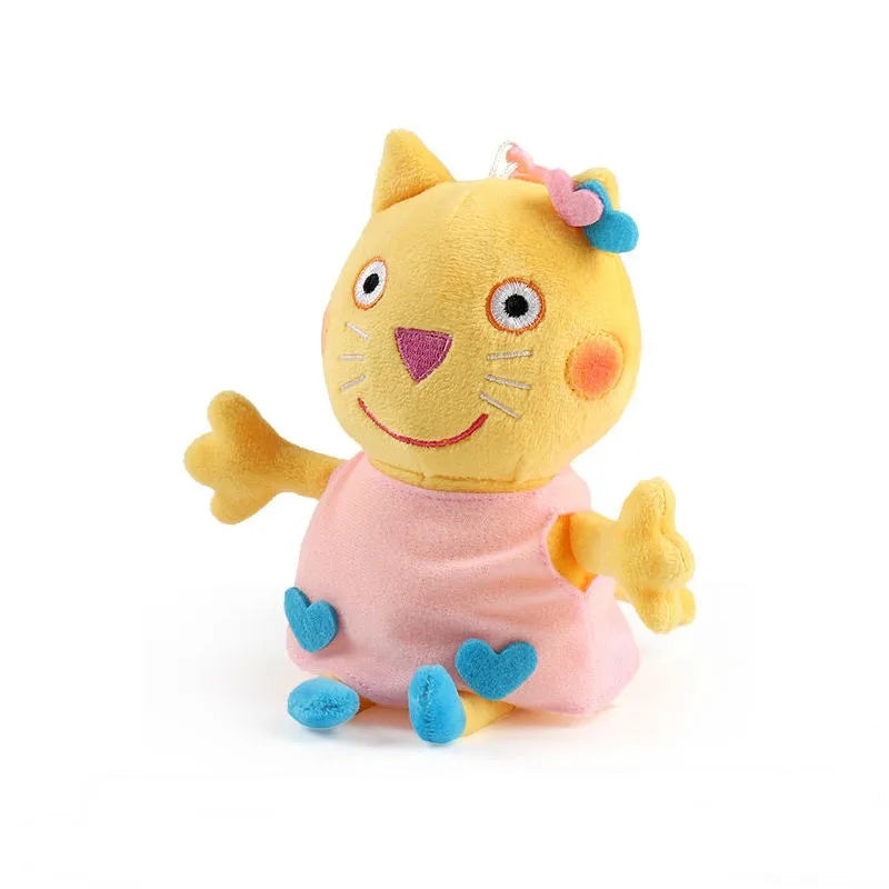 Genuine Peppa Pig Plush Pig Kids Toys 19CM Pet Dinosaur Teddy Bear Soft Stuffed Anime Figure Doll Children's Birthday Gifts