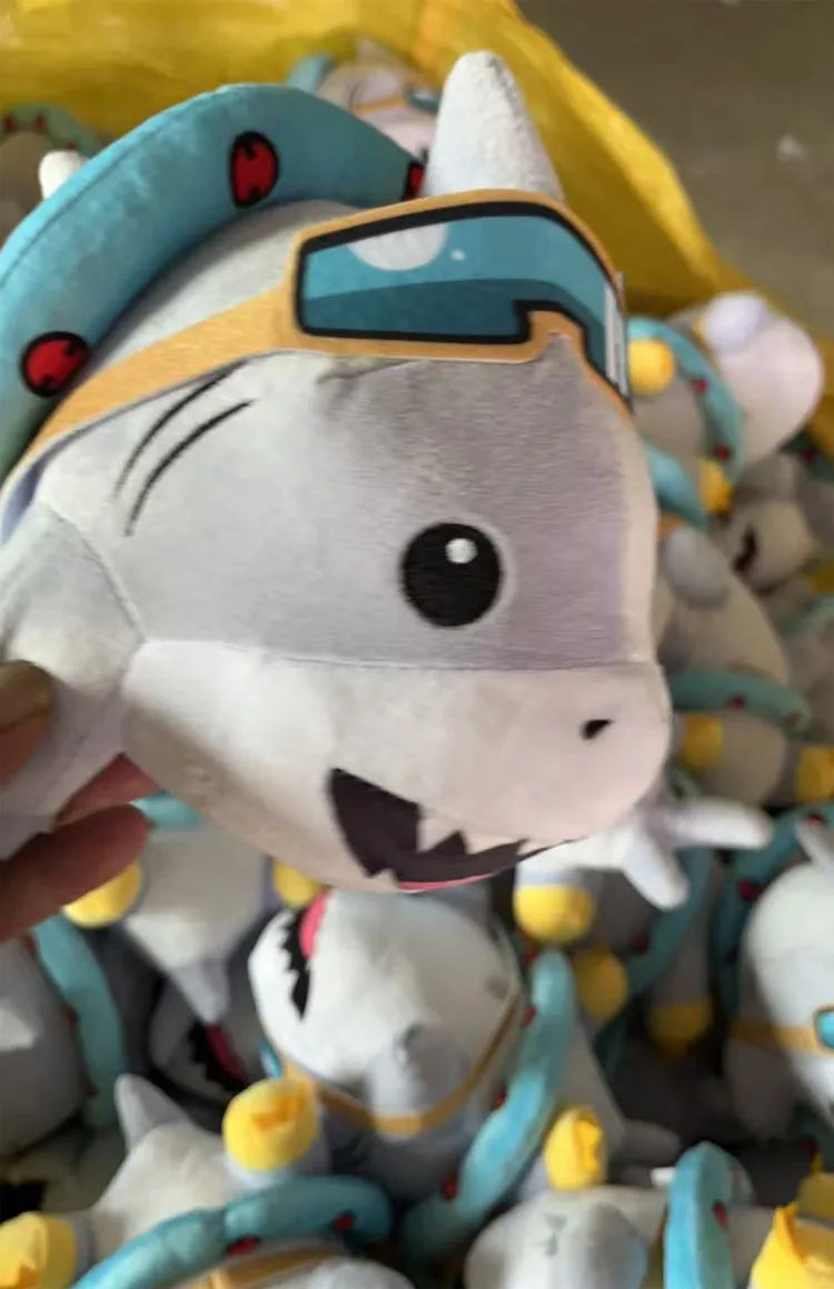 Jeff The Land Shark PlushToy Cartoon Anime Cute Dolls Soft Stuffed Toy Special Birthday Gift For Kids Adults and Room Decoration