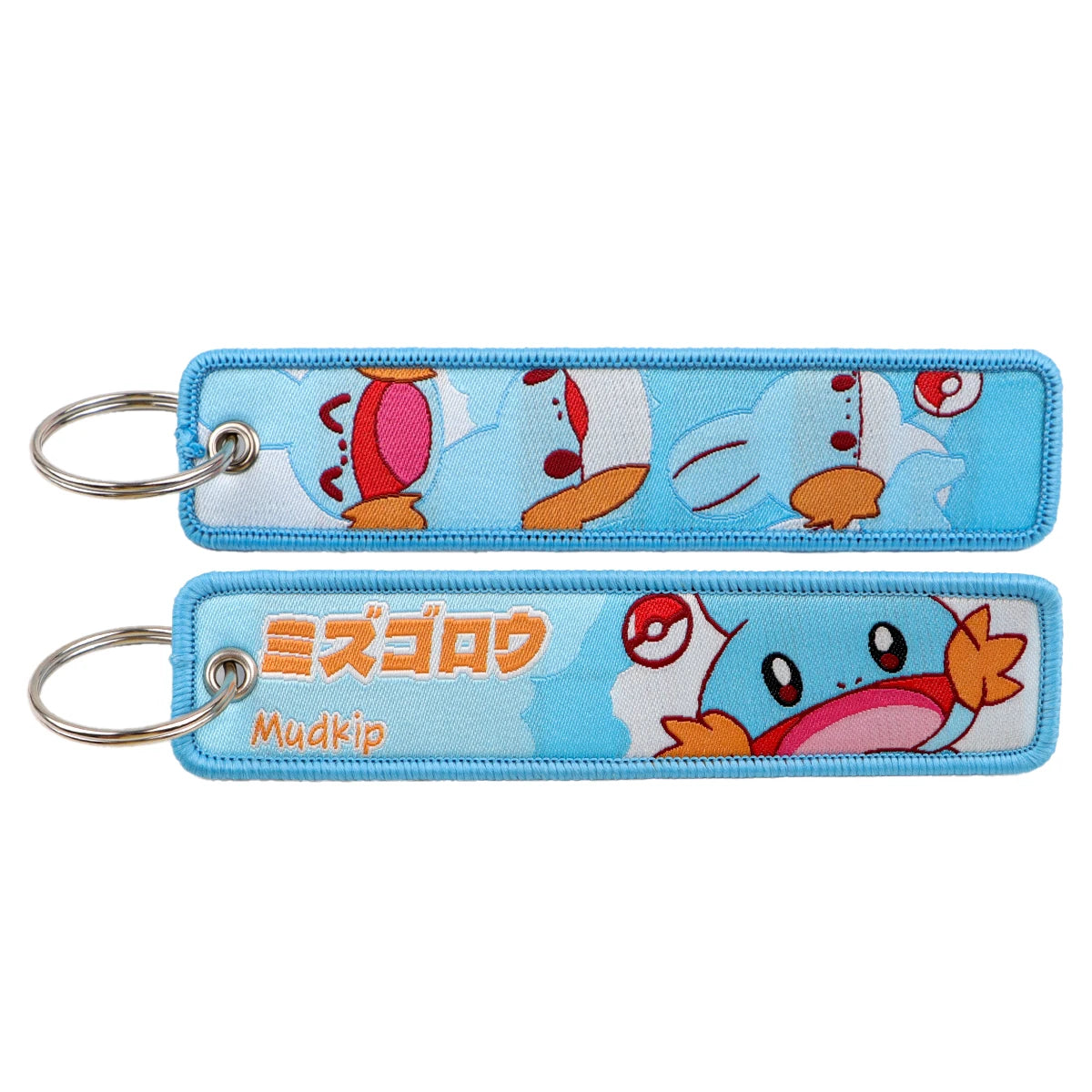 Cute Anime Elf Embroidery Key Fobs Cool Game Key Tags Keychains for Motorcycles Cars Fashion Key Rings Accessories Gifts 1pcs