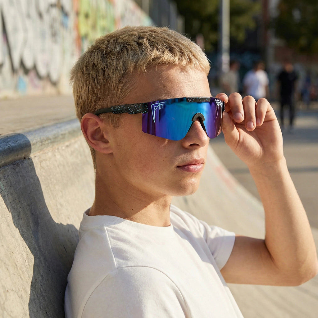 Stylish Windproof Sunglasses Men Women Anti-Dust Colorful Goggles for Cycling Hiking Running Outdoor Sports
