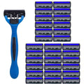 NEW Shaver Men Razor Shaving 3 Layer Stainless Blade Shaver Reusable Safety Razor Hair Removal Shaver Imported Blade Multi Tool