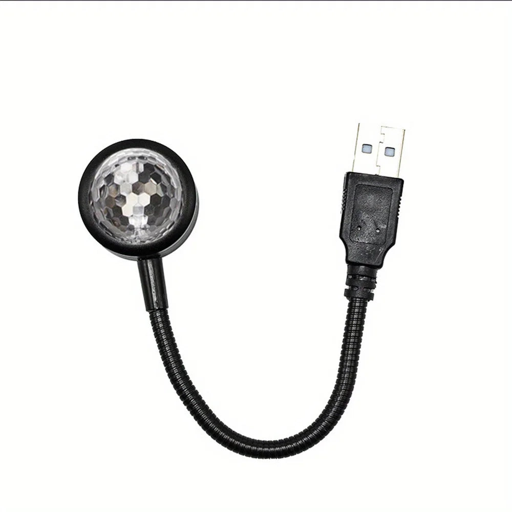 vehicle LED Starry Sky Night Light, USB Powered Galaxy Star Projector, Lamp for Car Roof, Room, Ceiling Decor, Plug and Play