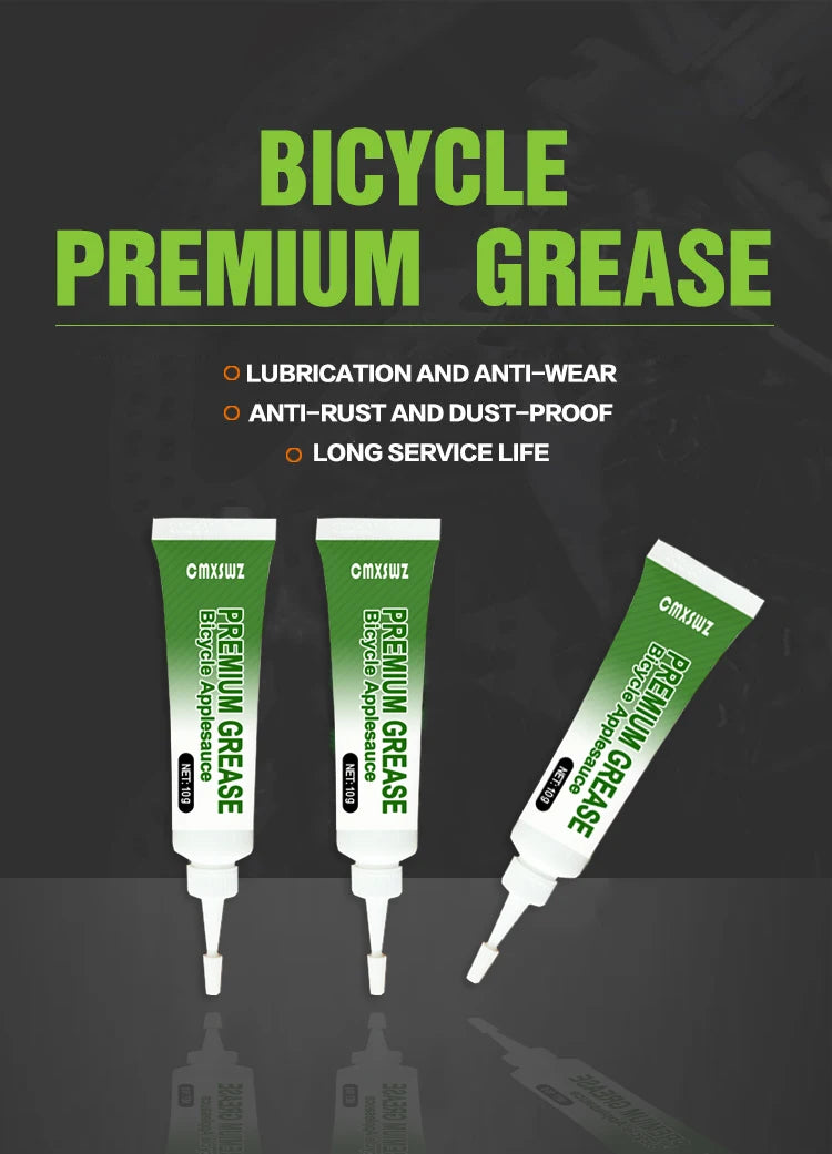 10g 1/3/5pcs Bicycle Lubricating Oil Green Effect Bearing Grease Hub Lubricants Lipid Elements