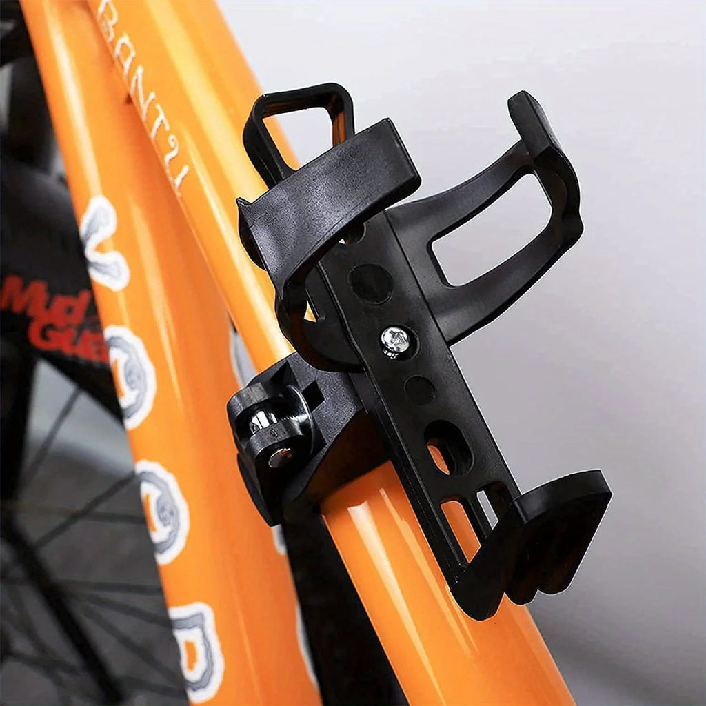 1pc 360 Degree Rotating Bicycle Water Bottle Holder for Mountain Bikes, Electric Scooters, and More - Securely Holds Your Drink
