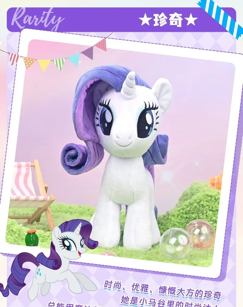 New My Little Pony Plush Toys Twilight Sparkle Pinkie Pie Rarity Fluttershy Applejack Rainbow Dash Stuffed Doll Kid Xmas Gift