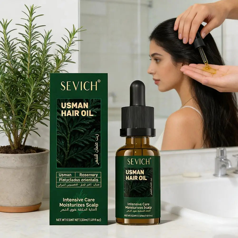 1/2/3pcs Hair Loss Prevention Set Fast Regrowth Hair Essential Oil Usman Handmade Shampoo Soap Hair Care Serum Scalp Thickening