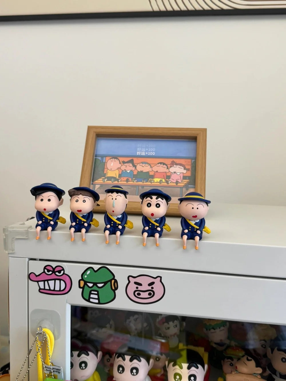In Stock Animexiaoxin Ornament Desktop Decoration Cute Living Room Tv Cabinet Foyer Figurine Creative Kawaii Doll Birthday Gift