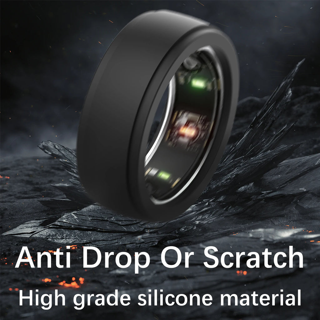 Silicone Ring Protector Compatible with Oura Gen 4/3, Rings Cover Working Out Accessories Men Women Silicone Case Finger Wrapper