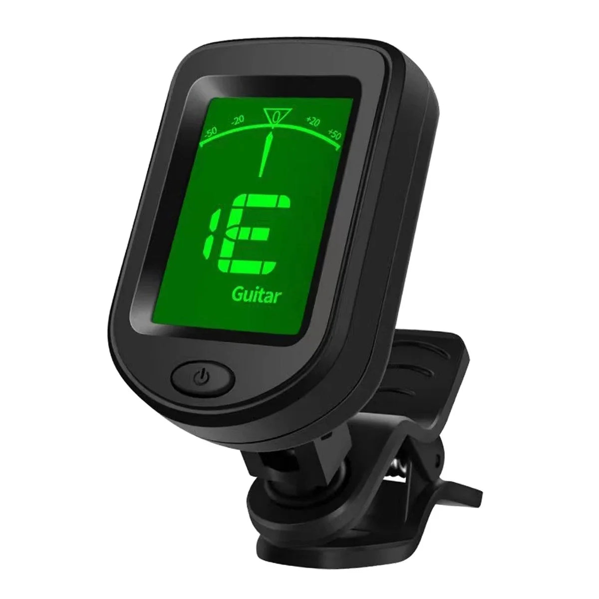 Clip-On Guitar Tuner with Regular/Color Screen 360° Rotatable Chromatic Tuner for Guitar, Bass, Ukulele, Violin