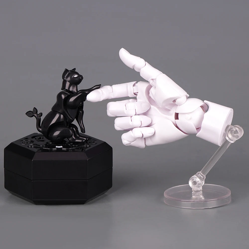 New 1/2 Palm Mini Articulated Action Figure - Anime Character Base Model with Movable Joints - Gashapon Artist Reference Tool