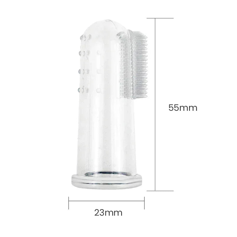 Ultra Soft Silicone Finger Toothbrush for Dog Cats Remove Plaque Tartar Puppy Kitten Teeth Cleaning Dental Care Oral Hygiene Pet