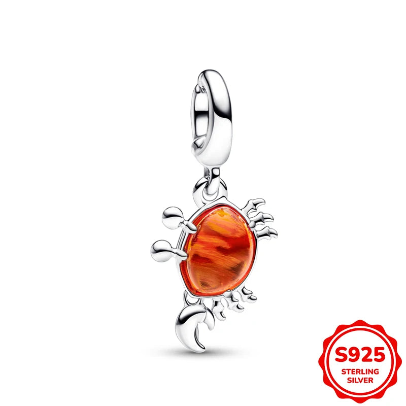 Hot Sale Charms Silver 925 Disney Pendant Beads Fits 3mm Bracelet Bangle Necklace For Women Luxury DIY Jewelry Making Fine Gifts