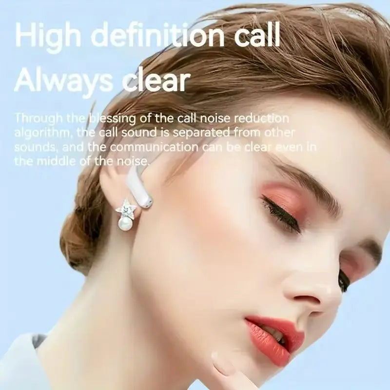 MINI5 Wireless earphones, Bluetooth 5.3 headphones with stereo bass, in-ear headphones with microphone, 20-hour playback time
