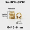 New Brass Heat Set Insert Nut Embedded Manual Implantation Machine Hot Melt Plastic Inserts 3D Printing Press Soldering Iron Tip