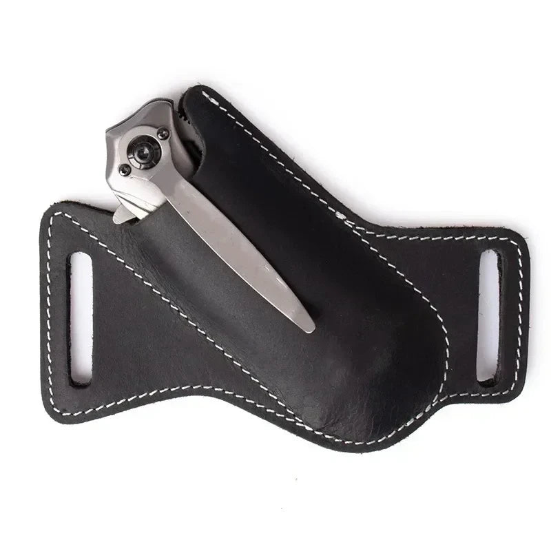 1pcs Plastic Anti-scratch Storage Sheath Folding Flick Knife Waist Belt Clip Holder Pocket Knives Pack Tools for Camping