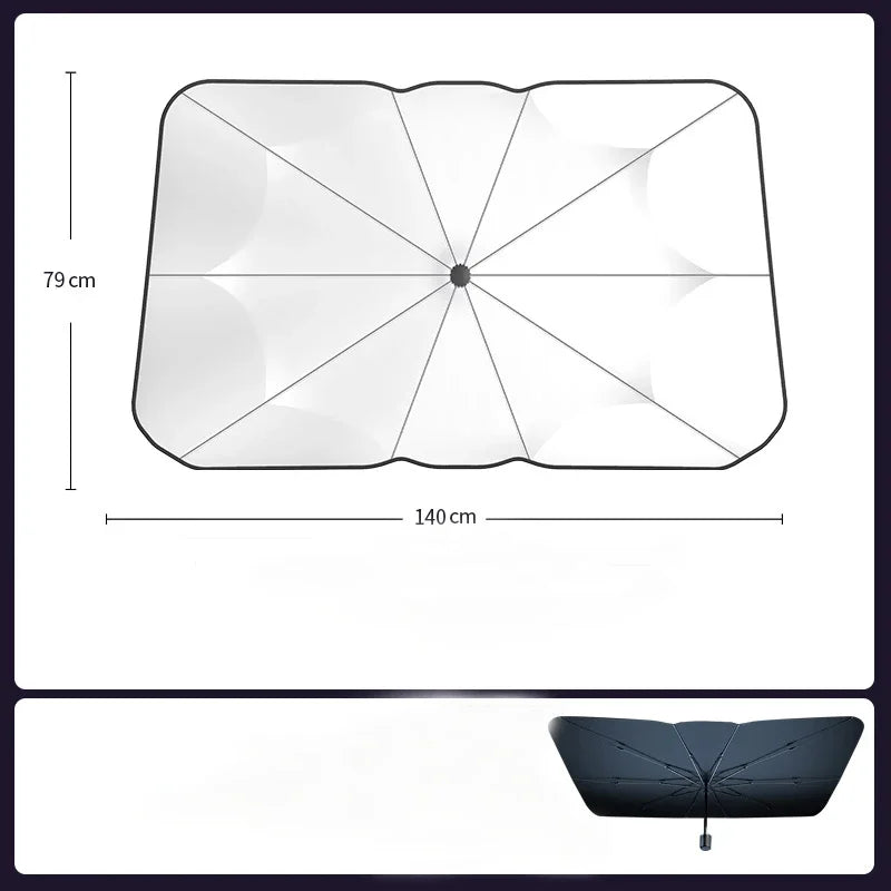 Sunshade Umbrella sunshade Car front windshield sunshade Car sunshade Car with sunshade folding sunscreen sunshade