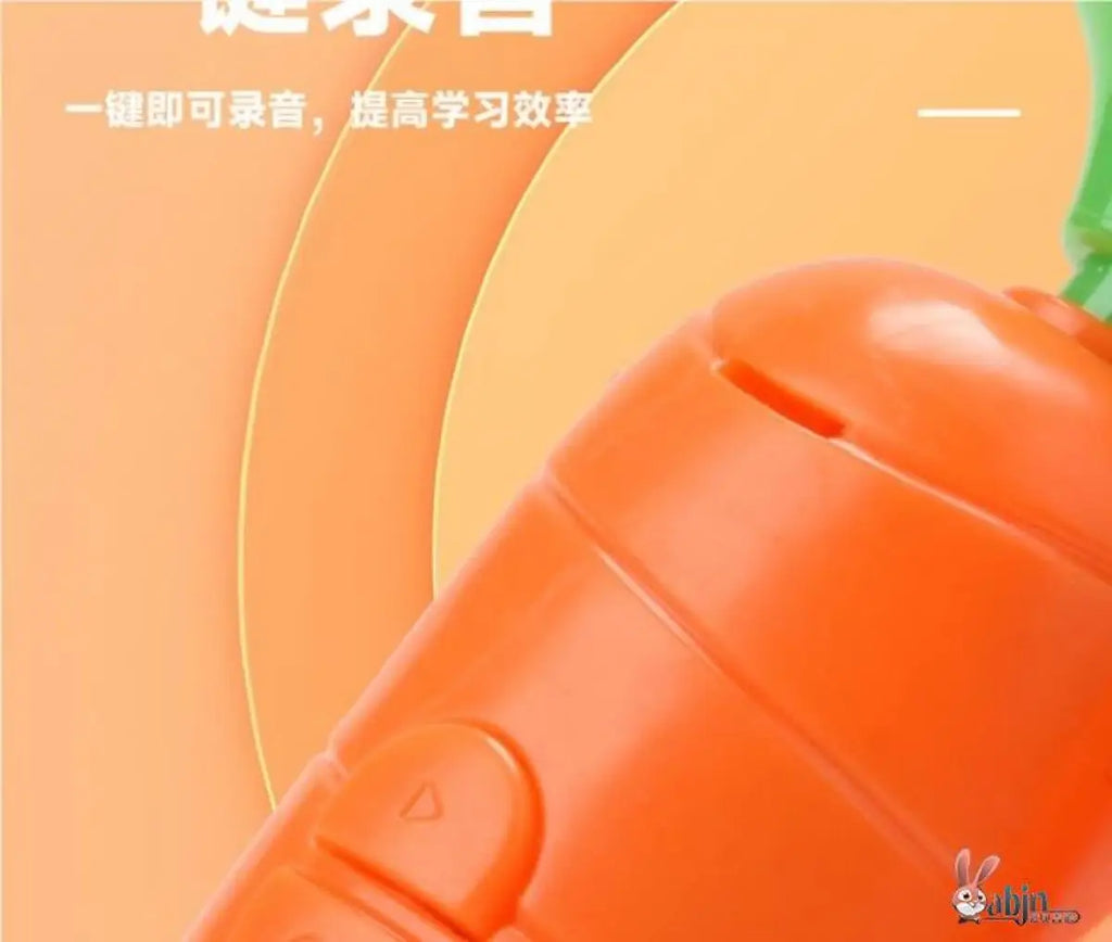 New Hot Sale Cute Carrot Voice Recorder Toy Ballpoint Pen 2 in 1 Multifunctional Writing Tool