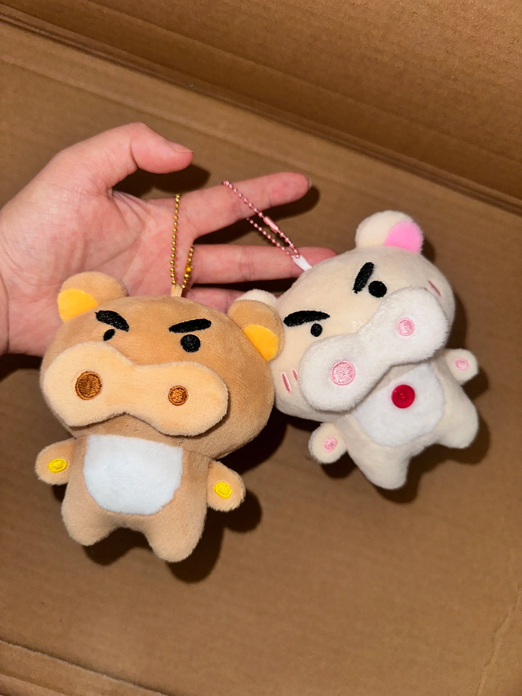 New Cute Bear Pig Plush Keychain Funny Expression Soft Toy Pendant Cartoon Doll Kawaii Decor Bag Xmas Cute Gift For Friends Kids