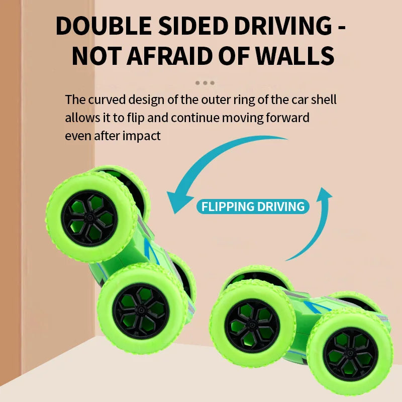 Clearance_4pcs/2pcs/1pc double-sided inertia stunt rolling toy car - high playability, double-sided playability_Continuous updat