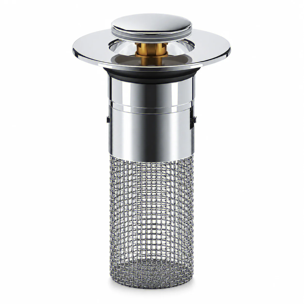 Universal Sink Accessory 2026 Stainless Steel Washbasin Drain Pipe Leak Proof Odor Proof Bullet Core Pressure Type