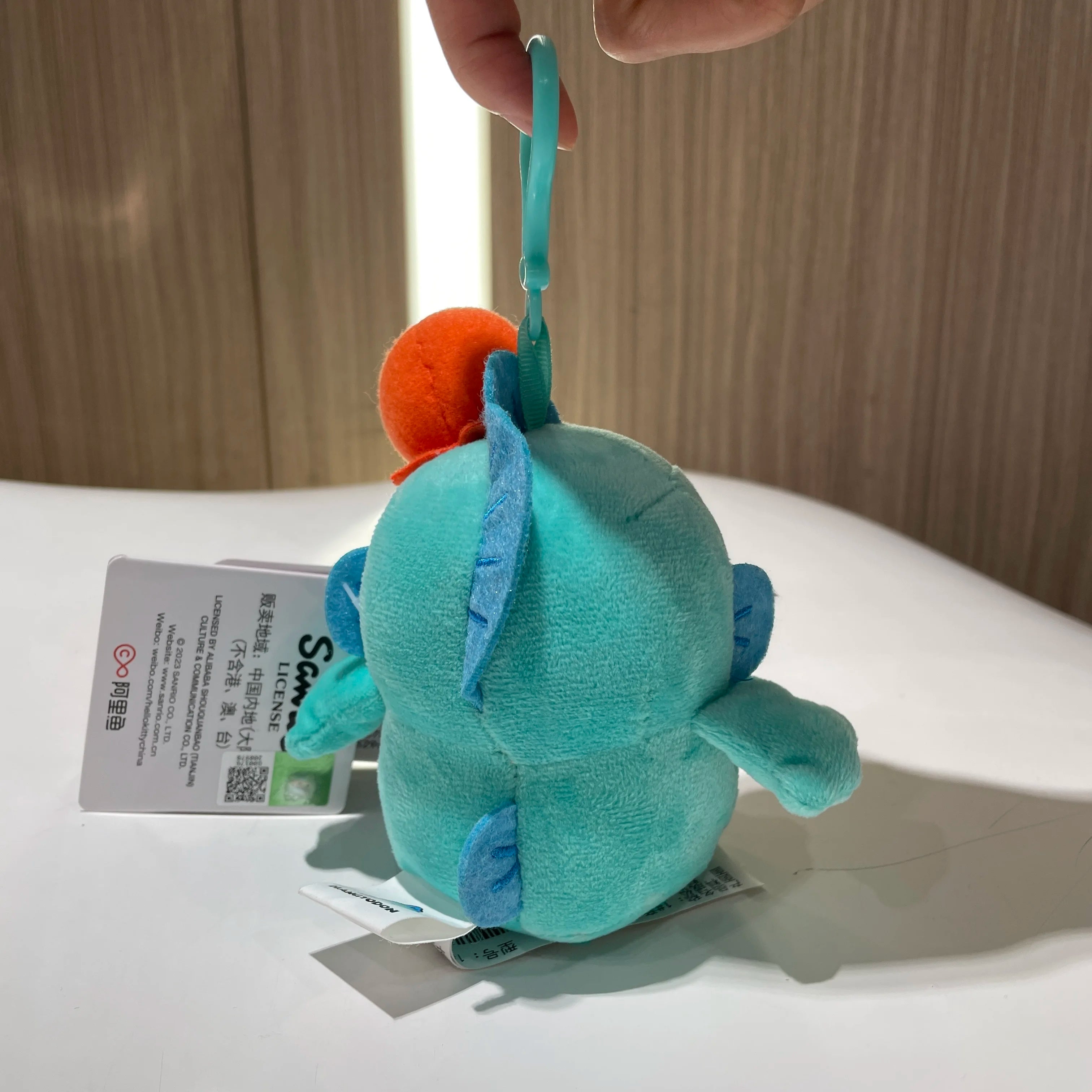 Genuine Sanrio Hangyodon Melody Kuromi Pendant Plush Toys Small Charms Sayuri Model Doll Stuffed Toys Girls Boys Birthday Gifts