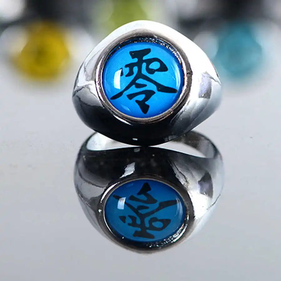 10PCS/Set Anime Akatsuki Itachi Metal R-ings Cartoon Cool Cosplay Accessory Props Boy Children Action Figure Toy Gift